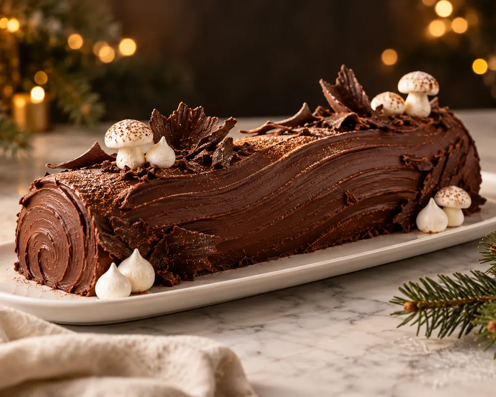 Bûche de Noël artisanale à Maubeuge